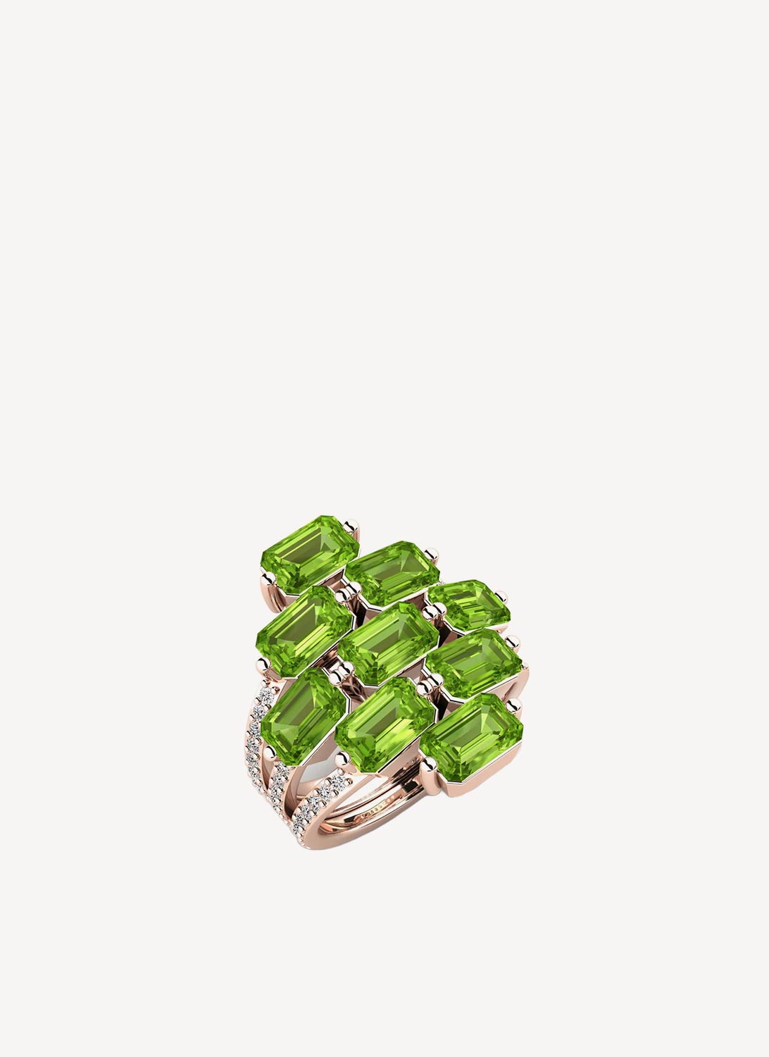 Givenchy - Chito Ring - Green/Silvery - Mujer