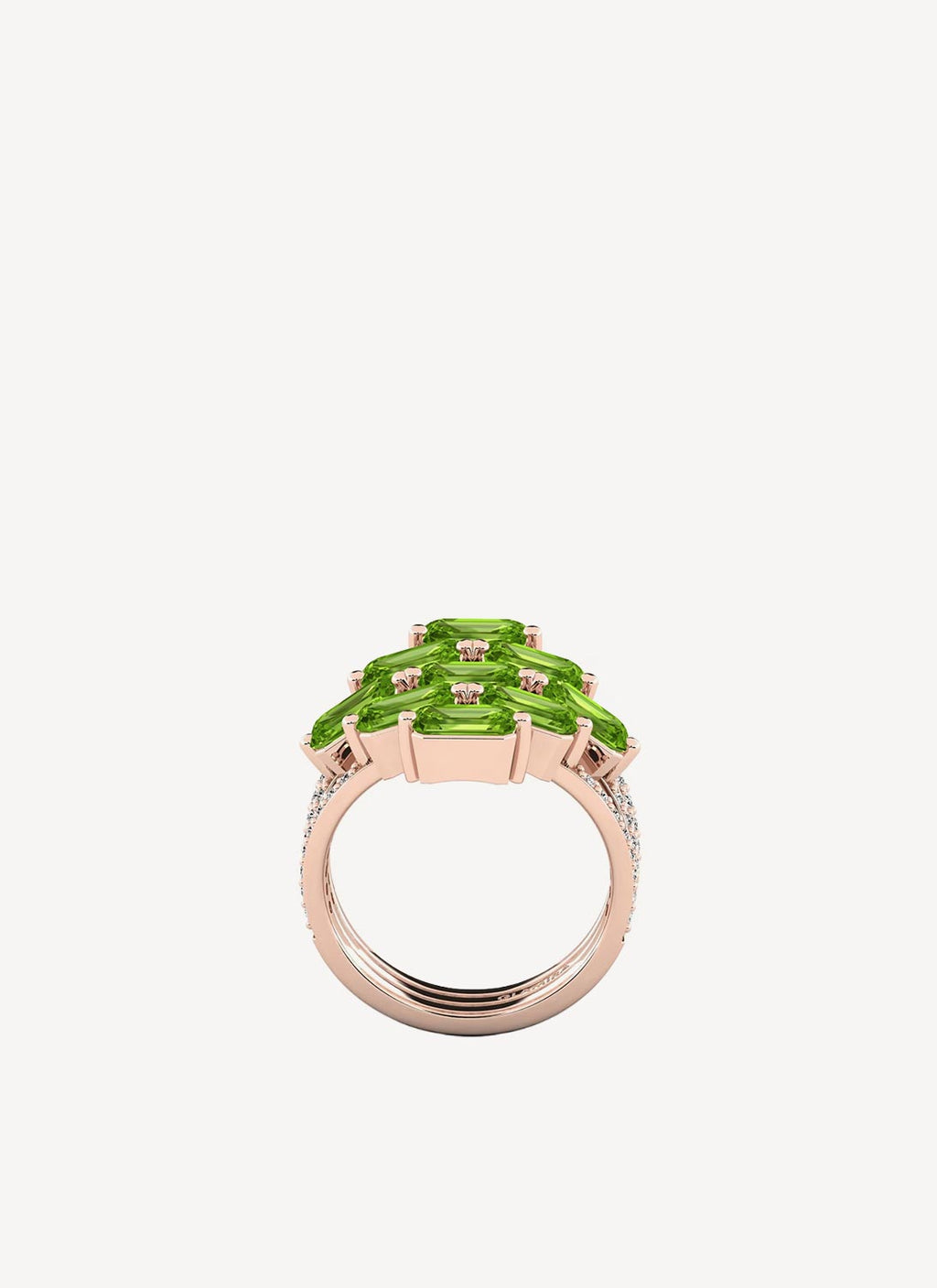 Givenchy - Chito Ring - Green/Silvery - Mujer