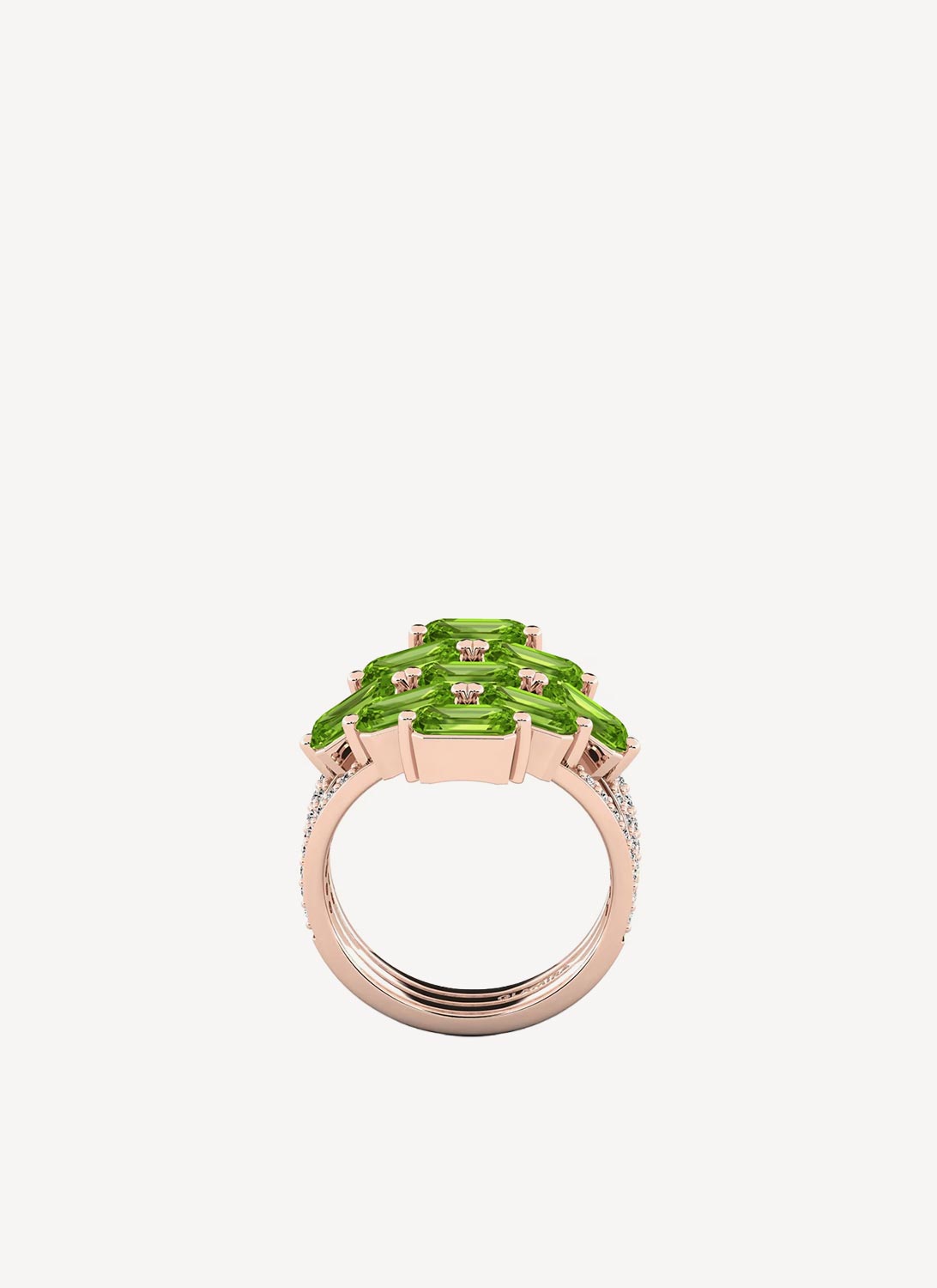 Givenchy - Chito Ring - Green/Silvery - Mujer