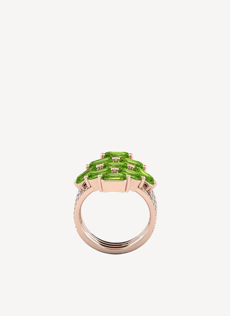 Givenchy - Chito Ring - Green/Silvery - Femme