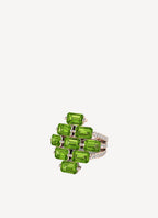 Givenchy - Chito Ring - Green/Silvery - Mujer