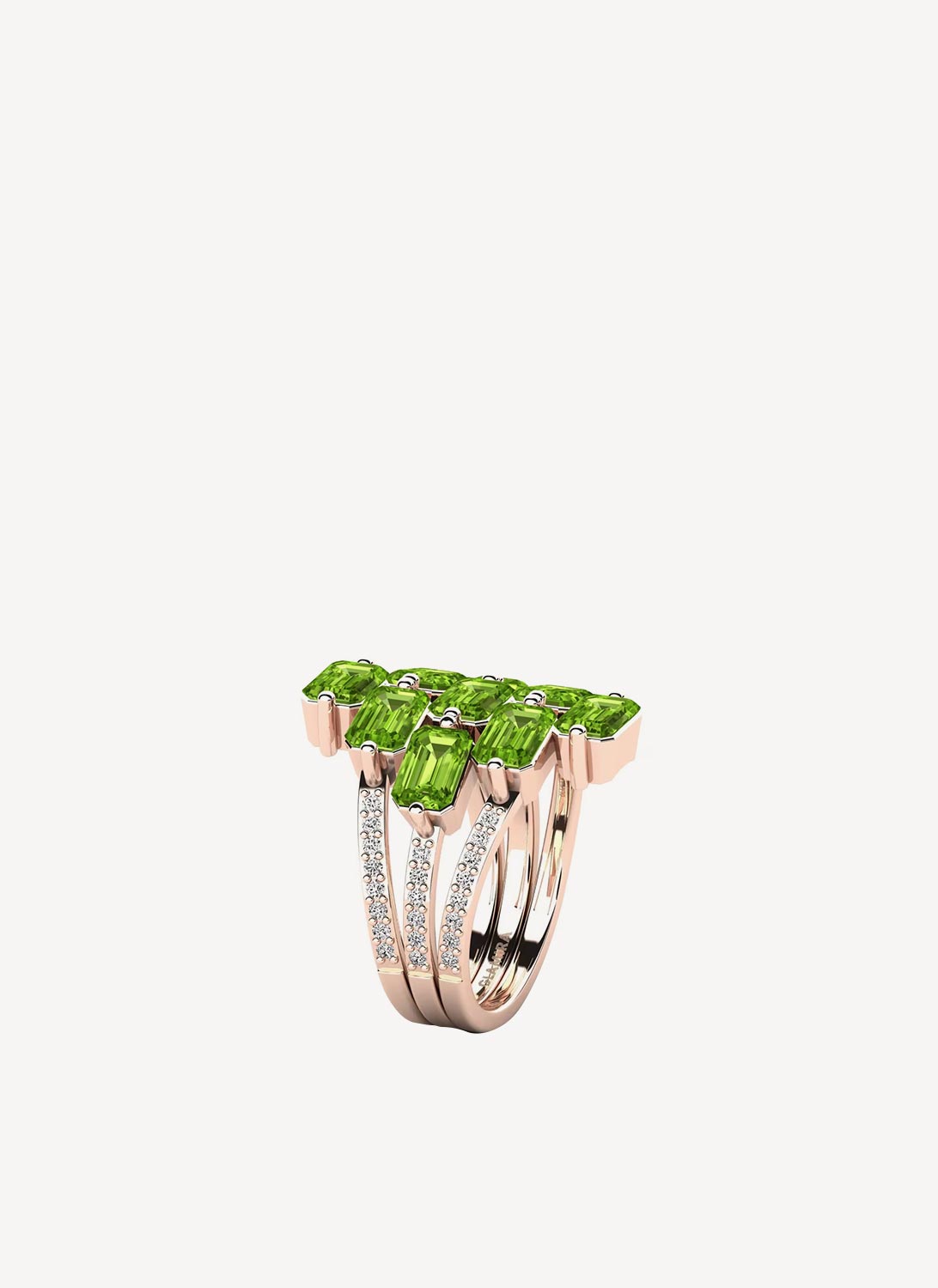 Givenchy - Chito Ring - Green/Silvery - Mujer