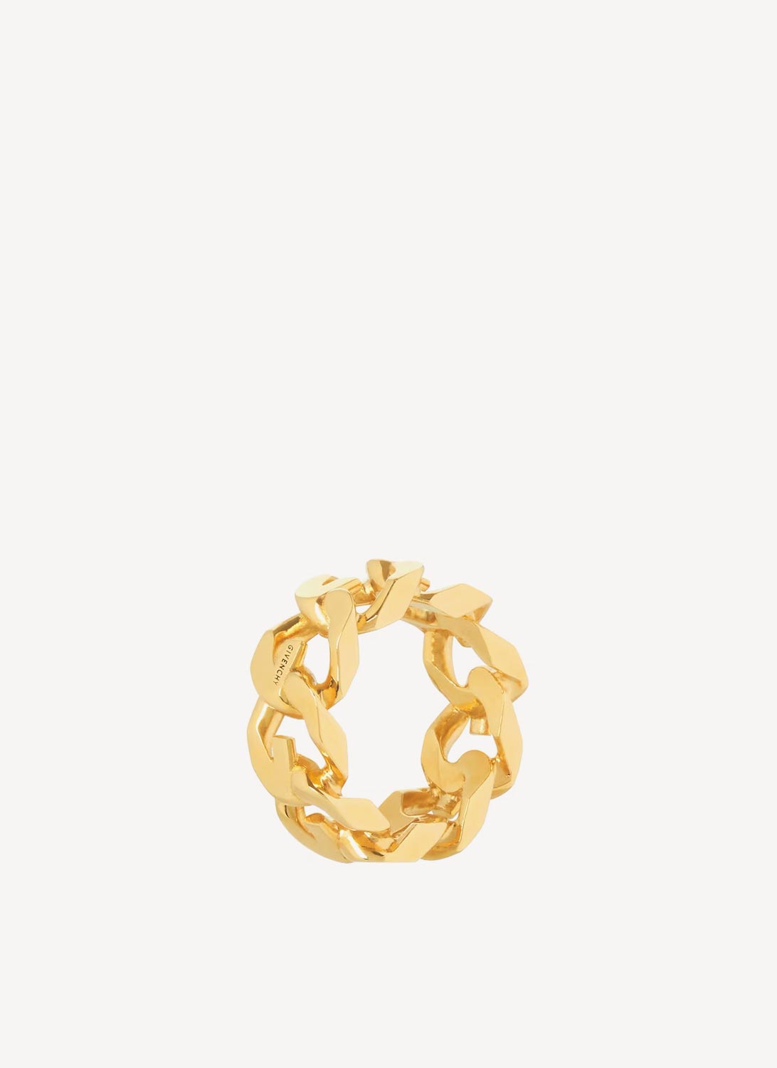 Givenchy - G Chain Signet Ring - Golden Yellow - Femme