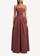 Givenchy - Long Dress - Dark Orange - Femme