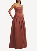 Givenchy - Long Dress - Dark Orange - Femme