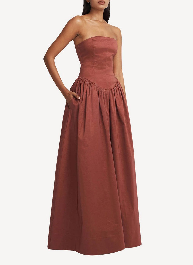 Givenchy - Long Dress - Dark Orange - Femme