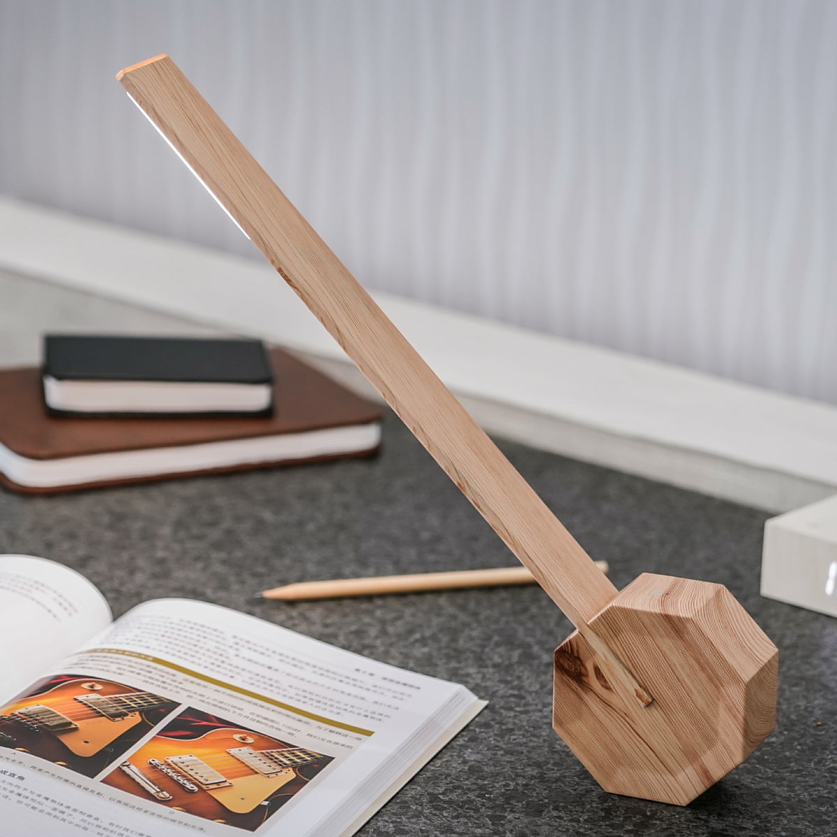 Lampe de Bureau Octogon One - Erable