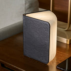 Lampe Smart Book LED - Cuir Noir - 2 Tailles