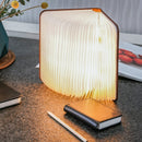 Gingko Design - Lámpara LED Smart Book - Cuero Marrón - 2 Tamaños