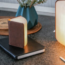 Gingko Design - Lámpara LED Smart Book - Cuero Marrón - 2 Tamaños