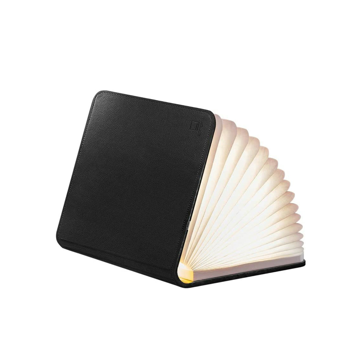 Lampe Smart Book LED - Cuir Noir - 2 Tailles