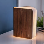 Lampe Smart Book LED - Noyer - 2 Tailles