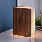 Lampe Smart Book LED - Noyer - 2 Tailles
