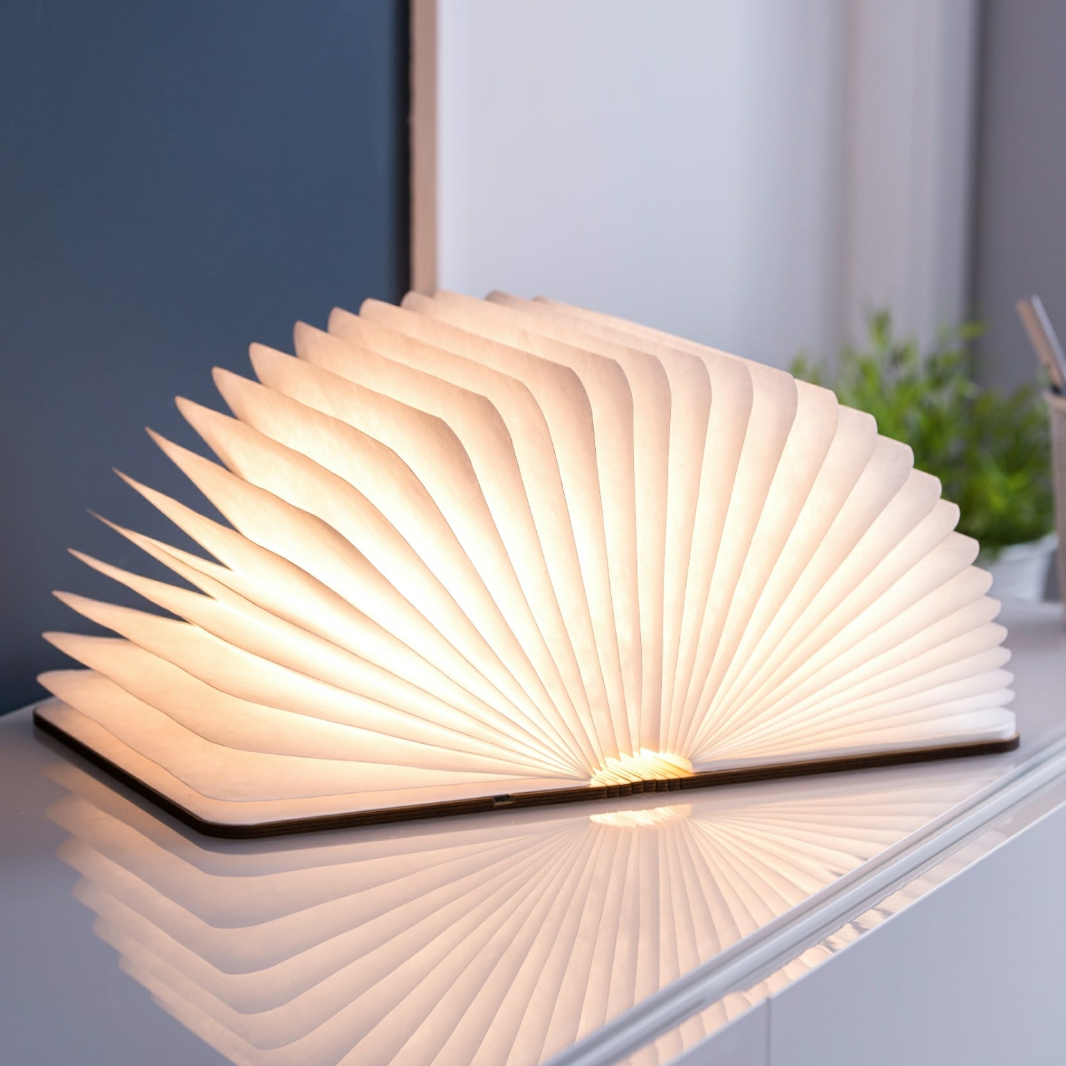 Lampe Smart Book LED - Erable - 2 Tailles