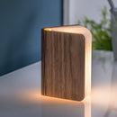 Lampe Smart Book LED - Noyer - 2 Tailles