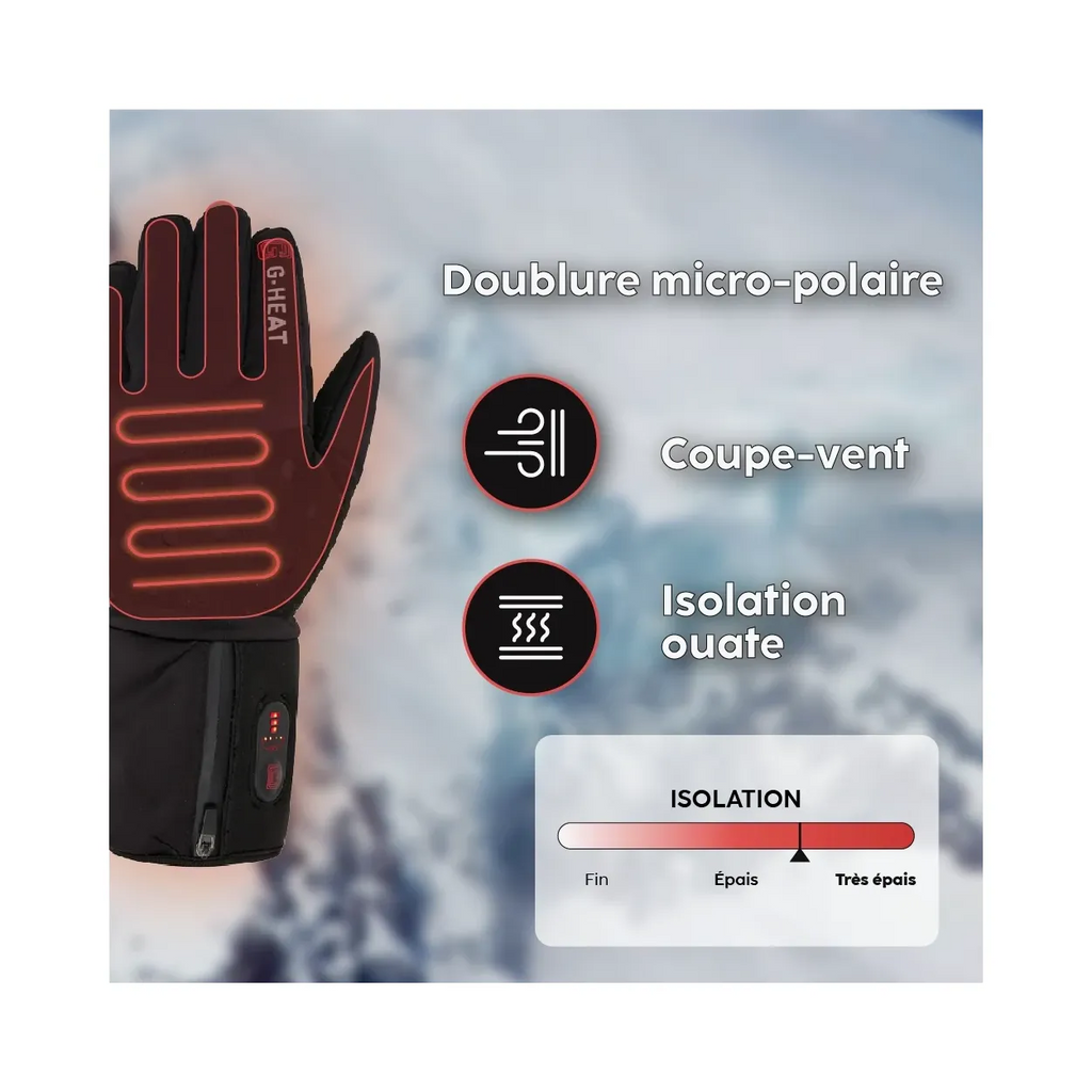 Gants De Ski Chauffants Nordic