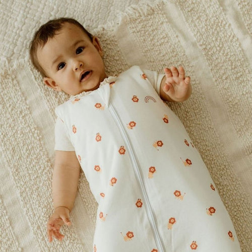 Gigoteuse Lions Évolutive 4 Saisons Coton - Orange