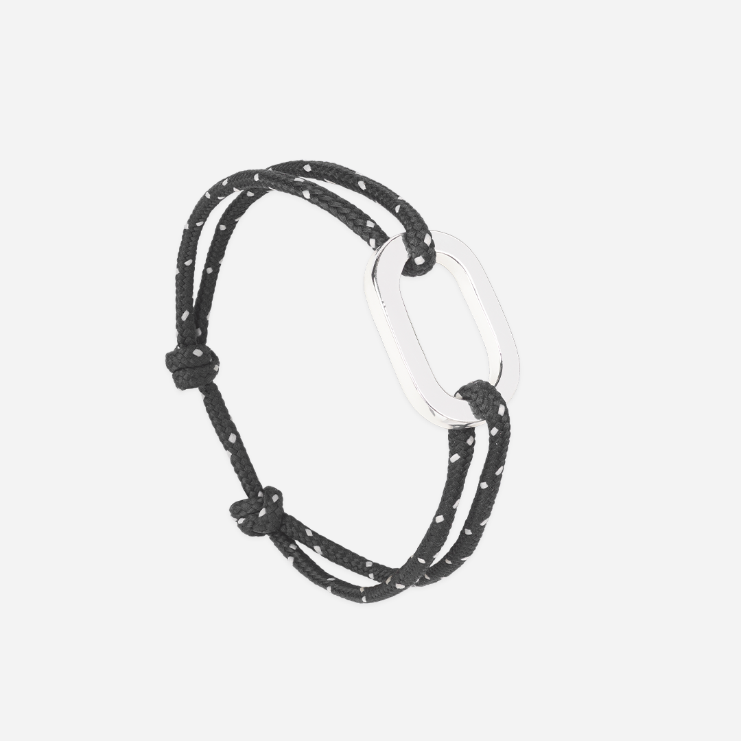 Bracelet Glisse - Noir & Blanc