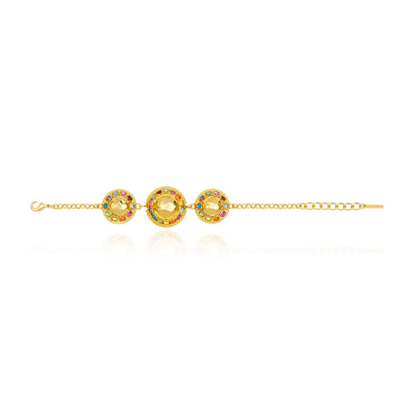 Pulsera de Cadena Gloria Círculos Signature – Multicolor