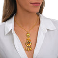 Collar Sautoir Gloria Colgante Escultural – Multicolor