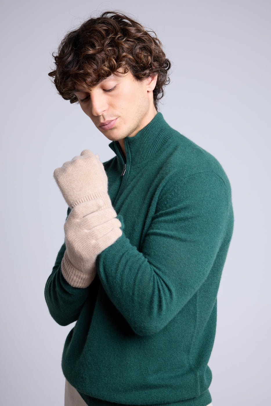 Guantes unisex Gloves - Beige crema - Unisex