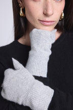 Gants Unisexe Gloves - Gris Clair - Mixte