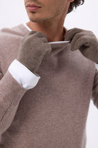 Gants Gloves - Noisette - Mixte - 100% Cachemire
