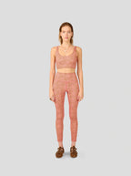 Legging Glue In Canyon Clay Messy Dots Print