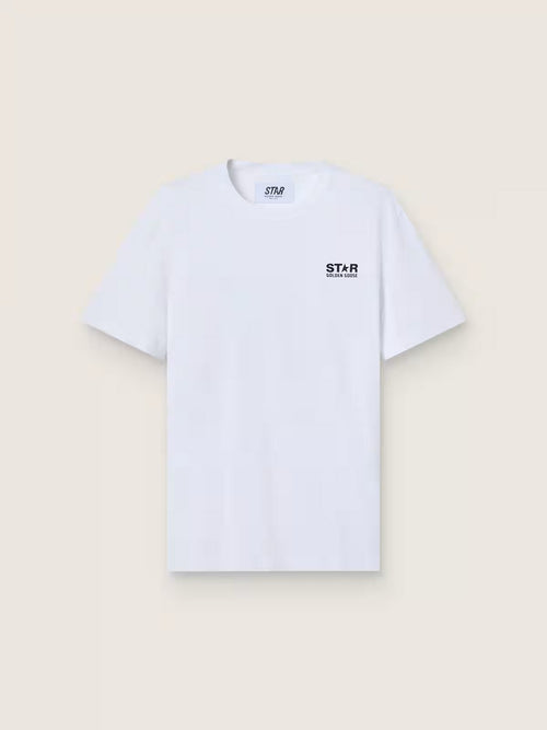 Golden Goose - T-Shirt Star M'S Regular Blanc