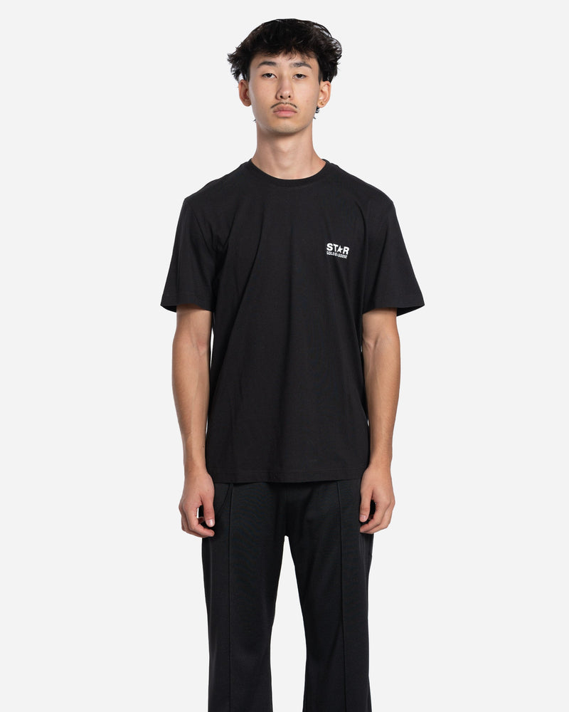 Golden Goose - Camiseta Star M'S Regular negra