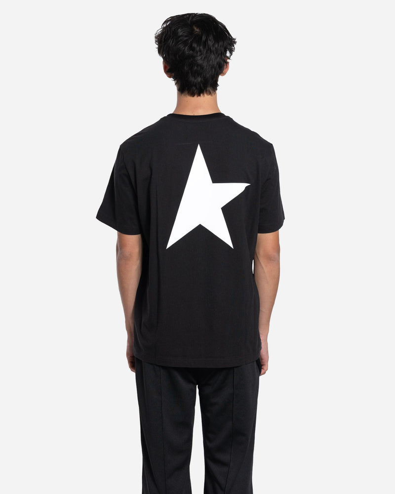 Golden Goose - Camiseta Star M'S Regular negra