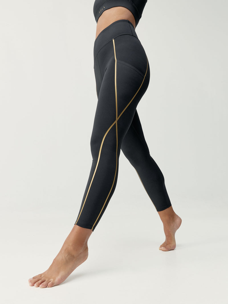Legging Gold - Black - Femme