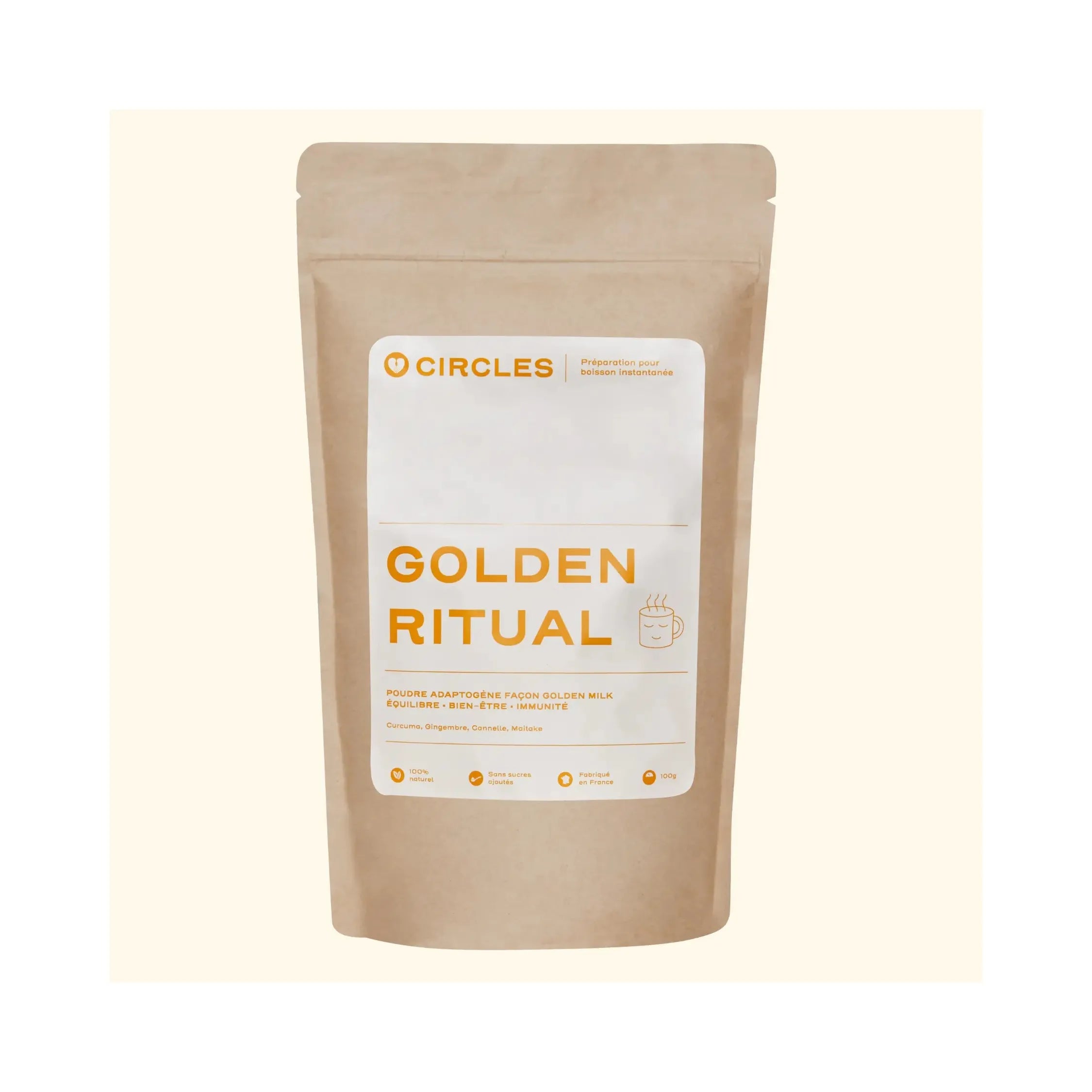 Golden Ritual - Poudre Adaptogène Goût Épices