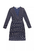 Golden Scatter Dress Spot Navy