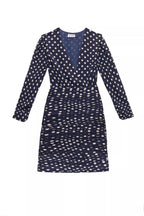 Golden Scatter Dress Spot Navy