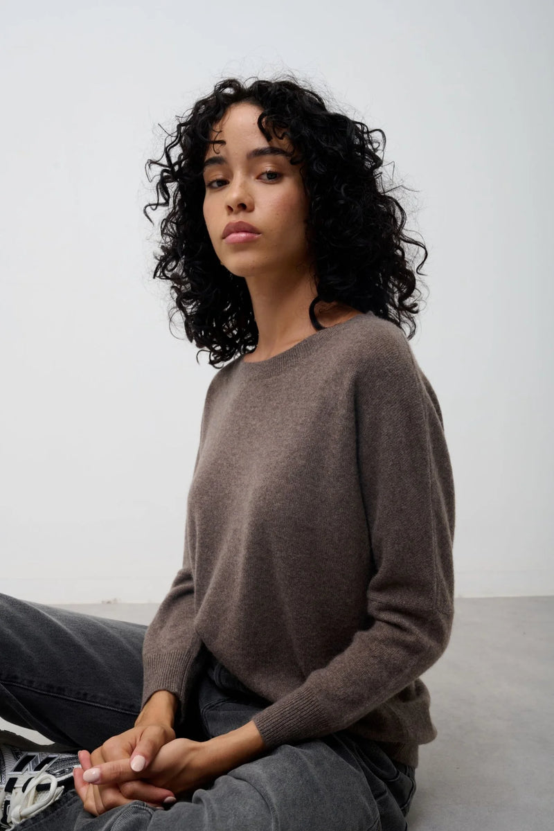 Pull Chauve Souris - Goléon - Taupe Chiné