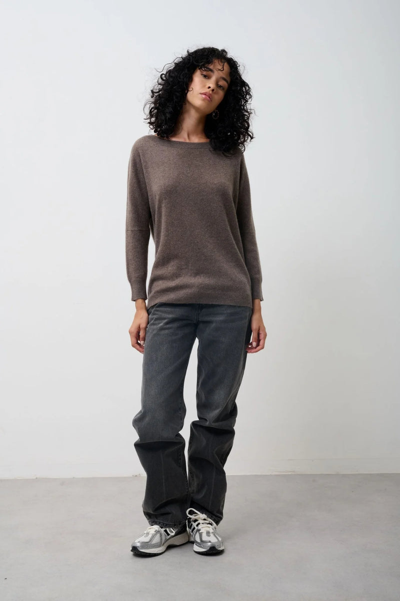 Pull Chauve Souris - Goléon - Taupe Chiné