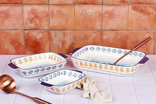 Plat À Four Napoli - 3 Pièces - Agrumi