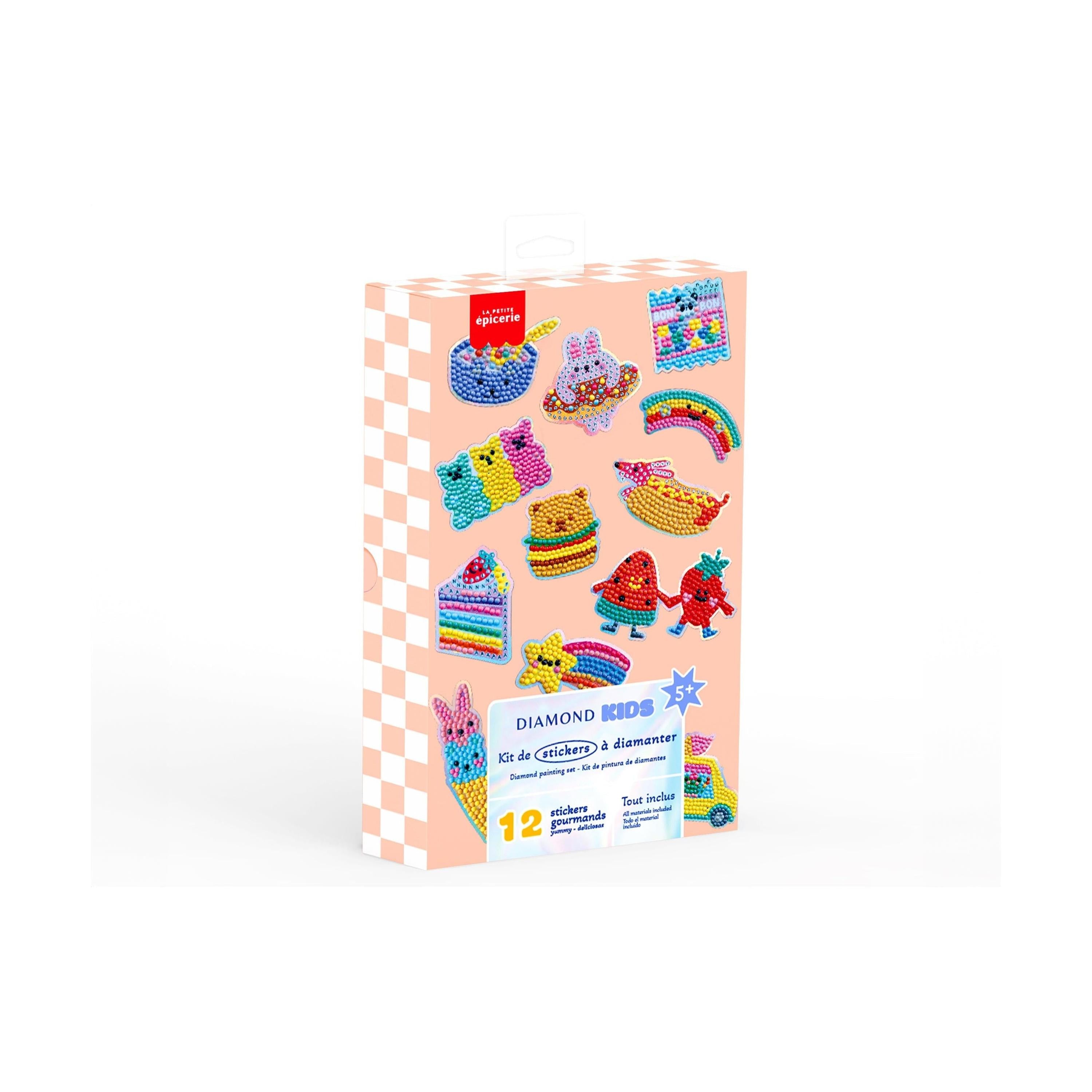 Kit creativo para niños con pintura de diamantes - Yummy Stickers