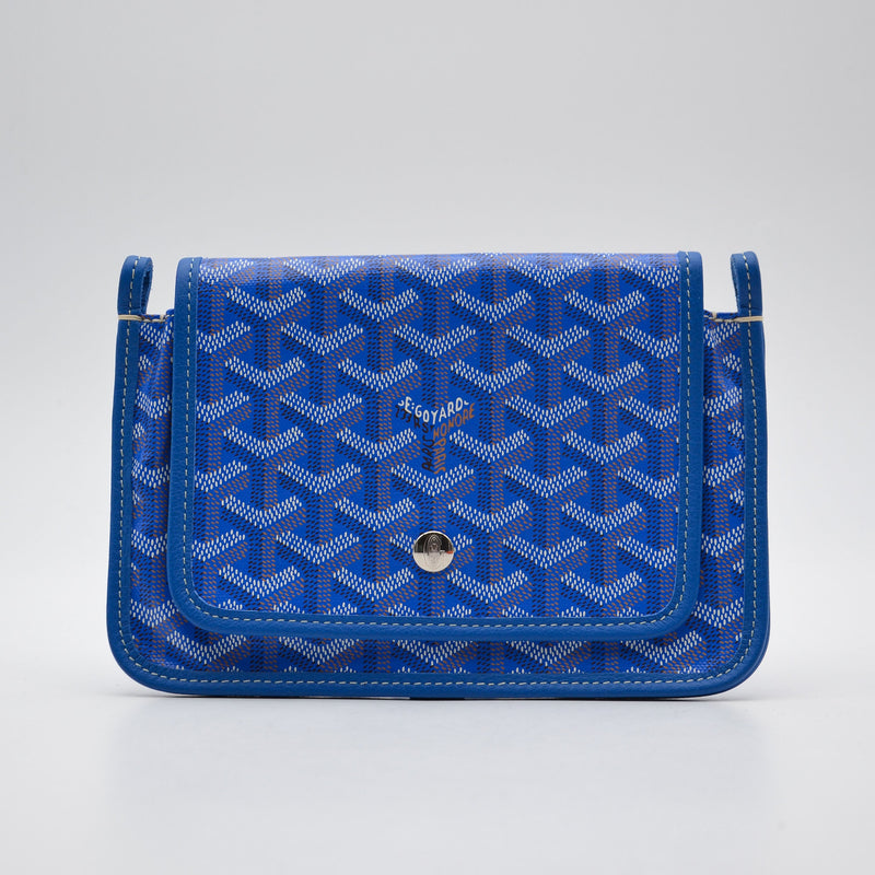 Cartera Goyard Plumet Pocket Goyardine Azul Real