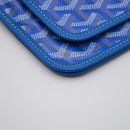 Cartera Goyard Plumet Pocket Goyardine Azul Real