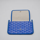 Cartera Goyard Plumet Pocket Goyardine Azul Real