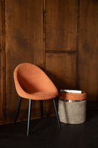 Fenna - Chair - Polyester - Terracotta Red