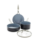 Greenpan Valencia Pro Batterie De Cuisine 3 Pcs Avec Couvercles