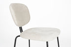 Button - Dining Chair - Polyester - Off White/Beige