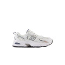New Balance 530 White Silver Navy (Gs) - Blanc