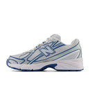 New Balance 740 White & Navy (Gs) - Bleu