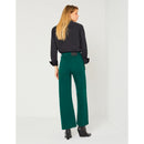 Reiko - Straight Grace Color Pants - Antic Green - Woman