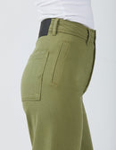 Pantalon Straight Grace Color - Kaki - Femme