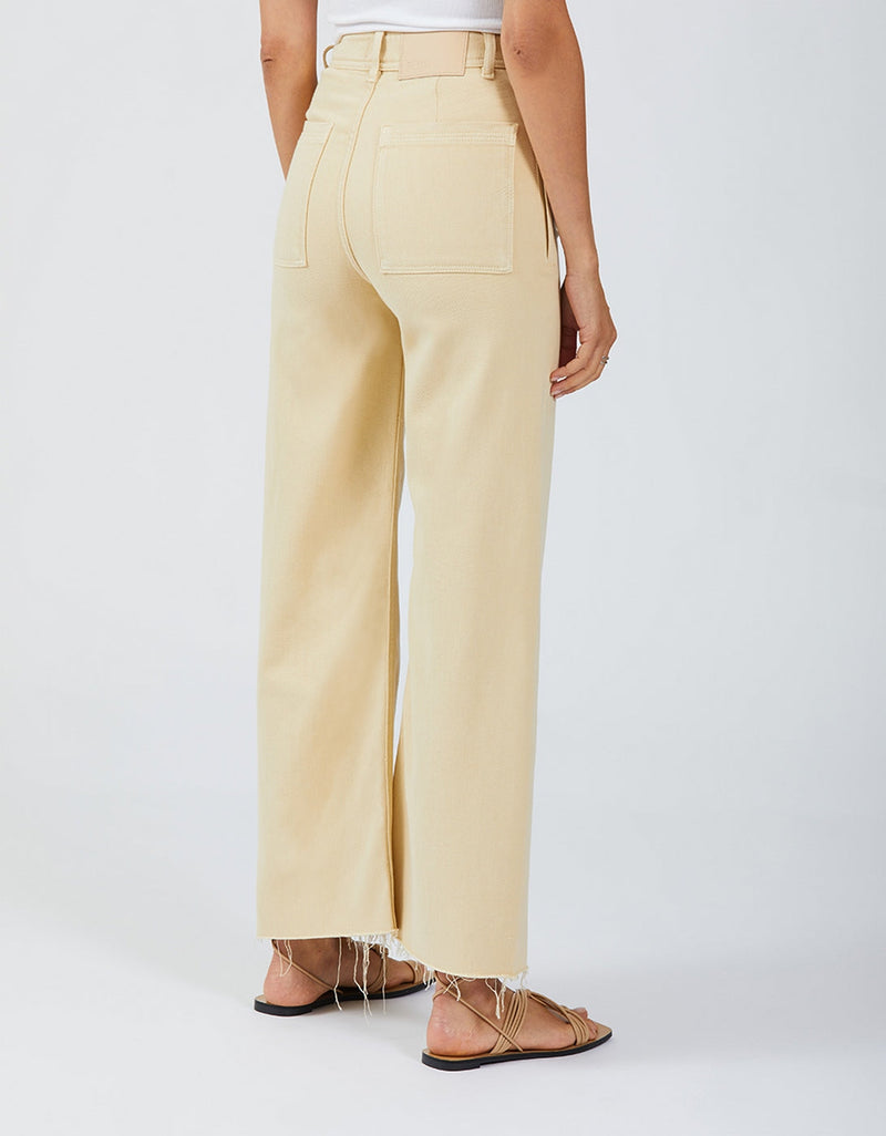 Pantalon Straight Grace Color - Light Sand - Femme
